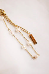 Evelynn Anklet in Freshwater Pearl | Femstylo - Femstylo
