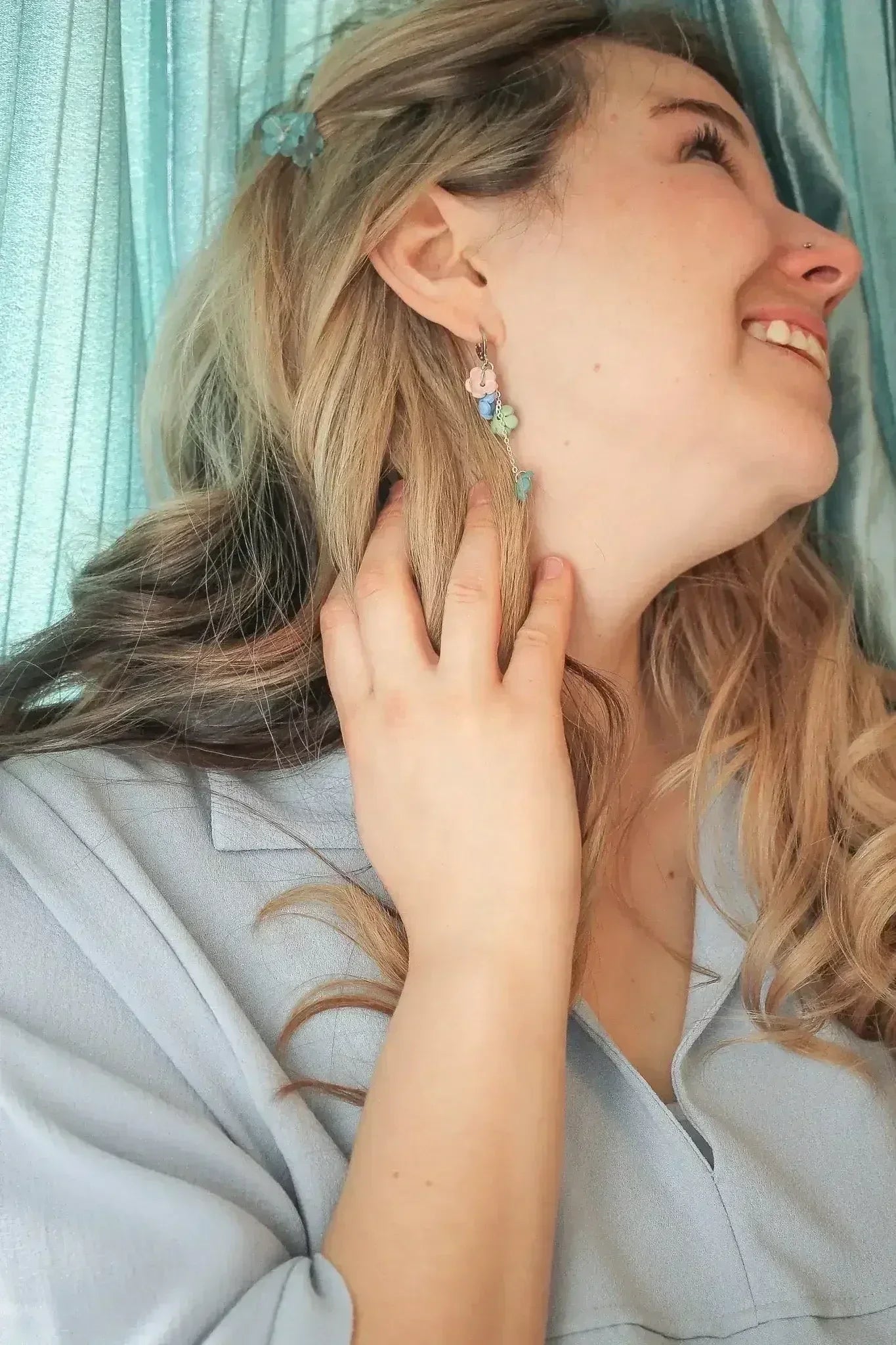 Wisteria Dangle in Spring Hues - Femstylo