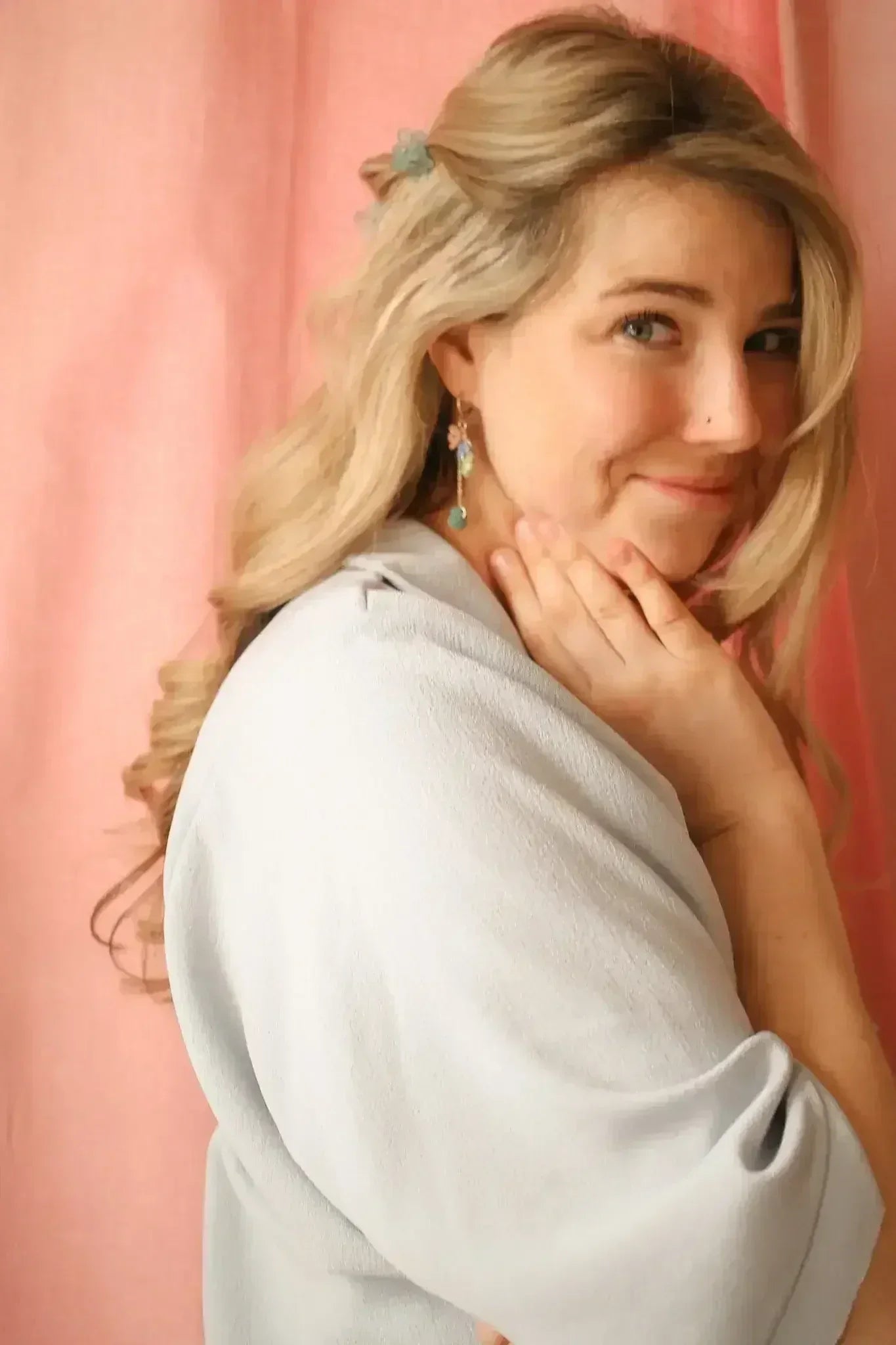 Wisteria Dangle in Spring Hues - Femstylo