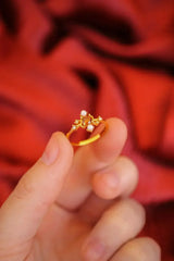 Carole Ring in Brick Topaz - Femstylo