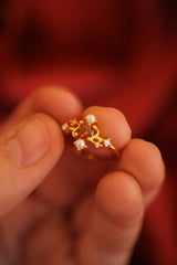 Carole Ring in Brick Topaz - Femstylo