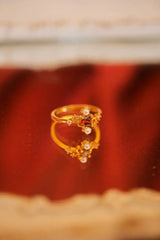 Carole Ring in Brick Topaz - Femstylo