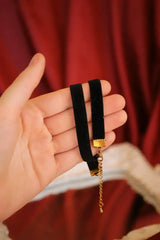Clarisse Ribbon Choker in Black Velvet - Femstylo