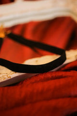 Clarisse Ribbon Choker in Black Velvet - Femstylo