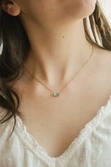 CZ Birthstone Necklace - Femstylo