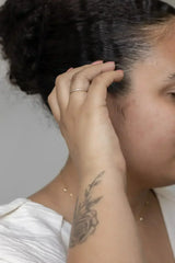 Dainty Crystal Stacker Ring - Femstylo