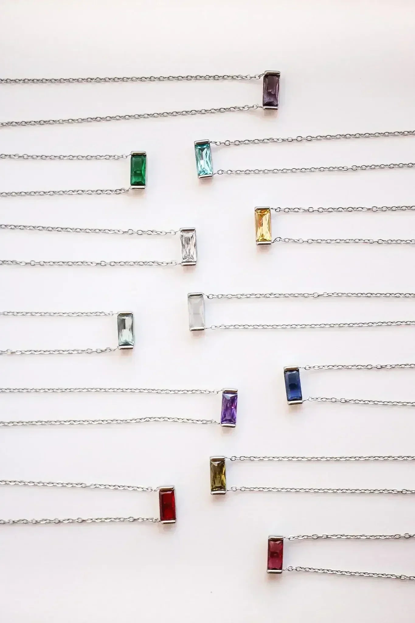 CZ Birthstone Necklace - Femstylo