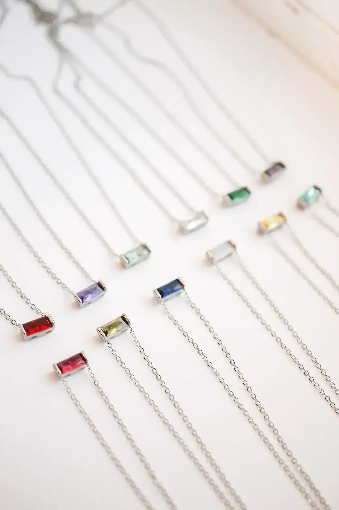 CZ Birthstone Necklace - Femstylo