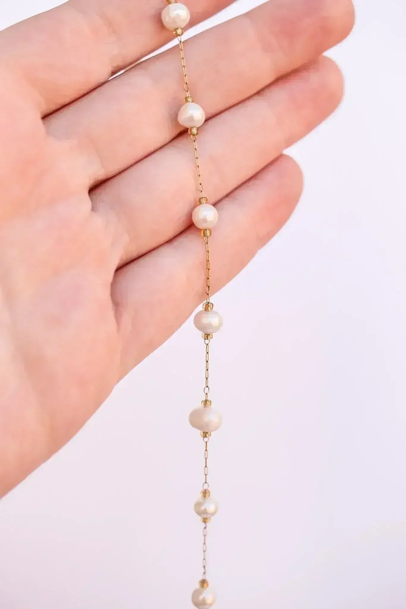 Aphrodite Anklet in Freshwater Pearl - Femstylo
