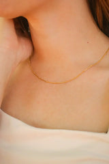 Maddie Necklace in Gold - Femstylo