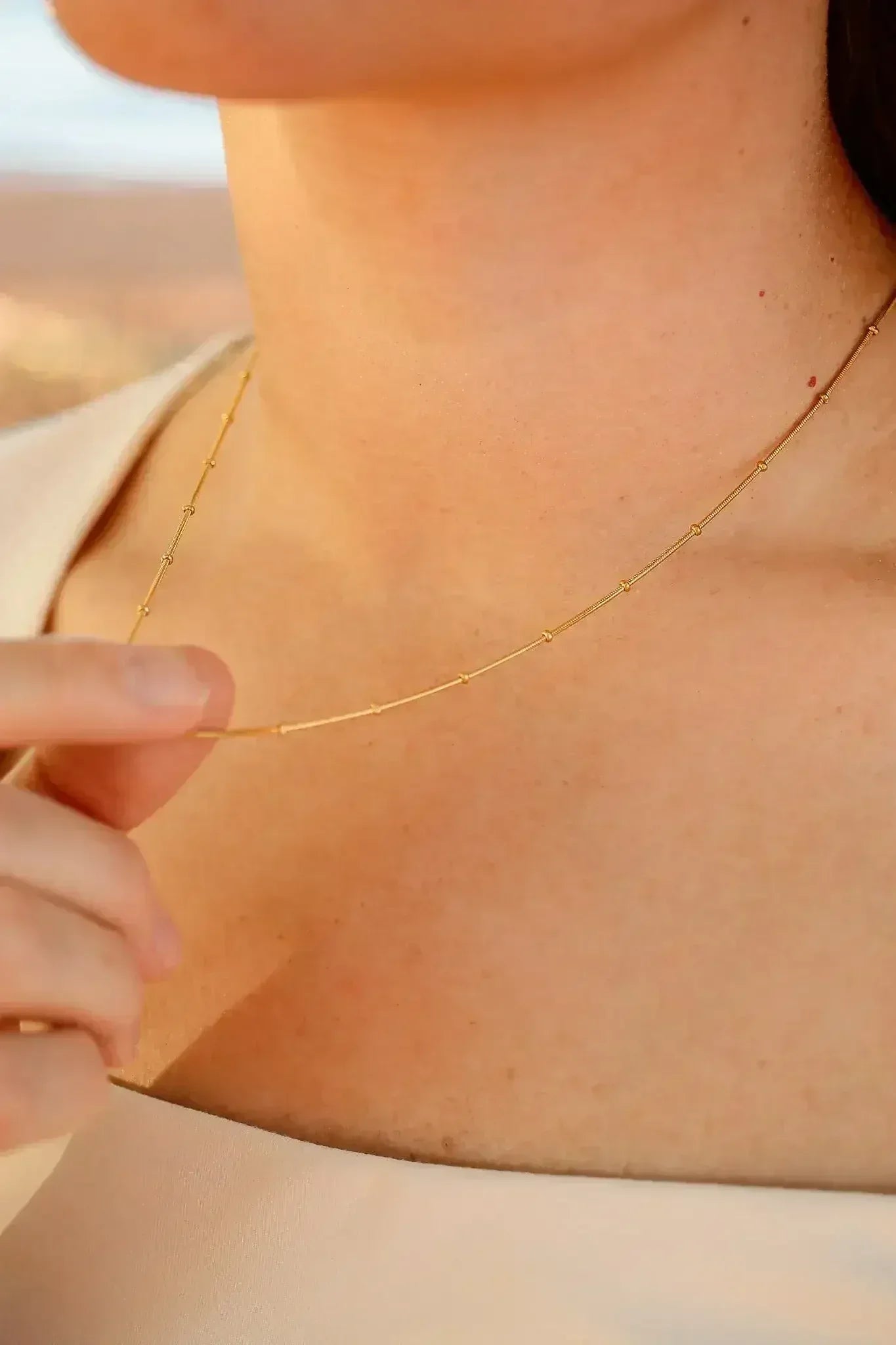 Maddie Necklace in Gold - Femstylo