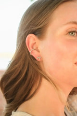 Bow Flat Back Stud - Femstylo