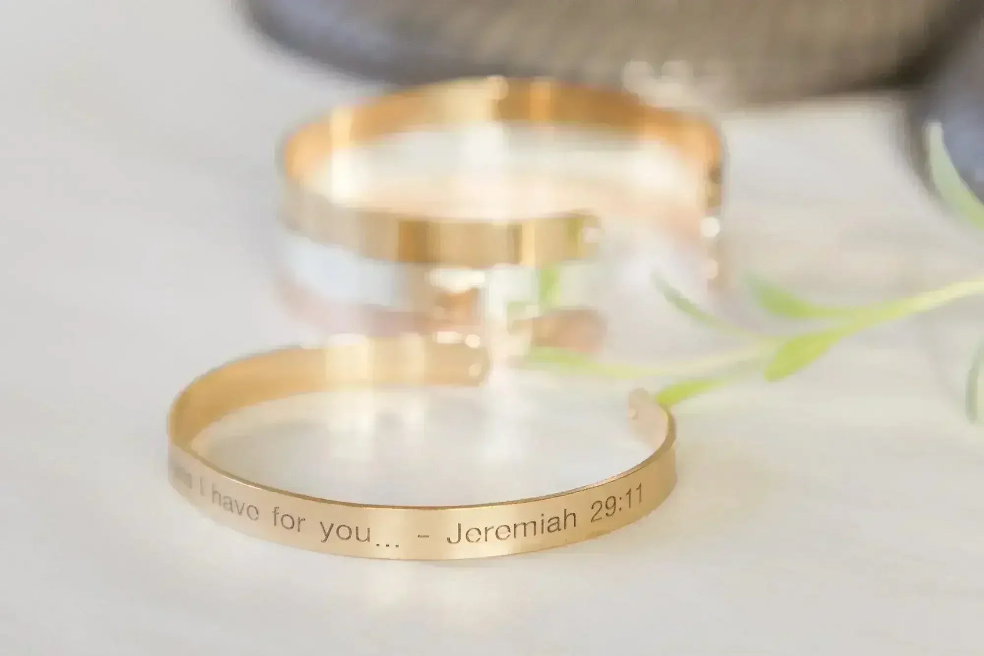 For I Know the Plans I Have For You Bracelet, Engraved Religious Bible - Femstylo