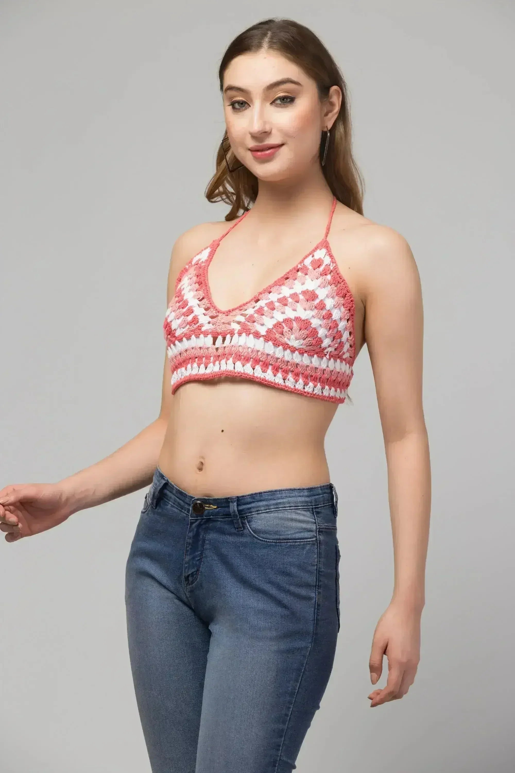 Rose Crop Top-Bralette - Femstylo