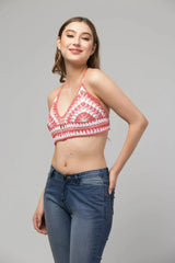 Rose Crop Top-Bralette - Femstylo