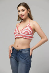 Rose Crop Top-Bralette - Femstylo