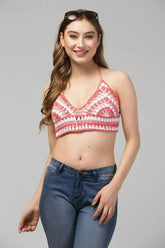 Rose Crop Top-Bralette - Femstylo