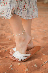 Aphrodite Anklet in Freshwater Pearl - Femstylo