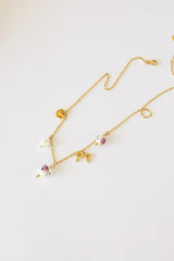 Bella Charm Necklace in Rose - Femstylo