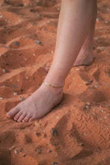 Athens Anklet 18k Gold Plated Stainless Steel | Femstylo - Femstylo