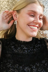 Social Butterfly Dangle in Gold - Femstylo