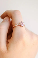Rapunzel Ring in Lavender Quartz - Femstylo