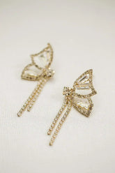 Social Butterfly Dangle in Gold - Femstylo