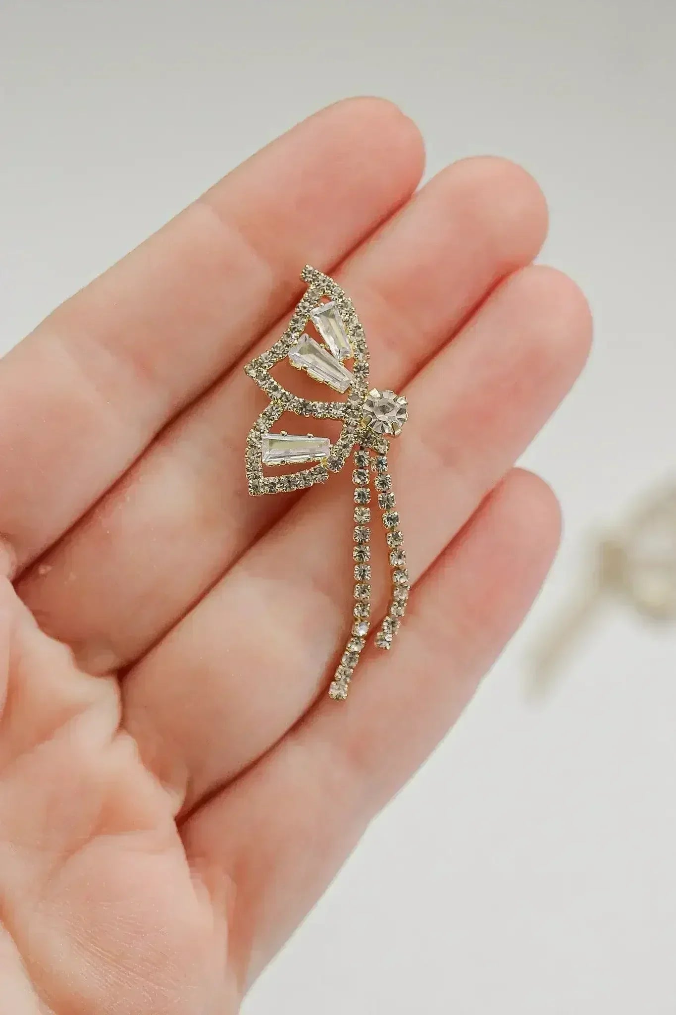 Social Butterfly Dangle in Gold - Femstylo