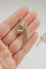 Social Butterfly Dangle in Gold - Femstylo