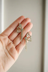 Social Butterfly Dangle in Gold - Femstylo