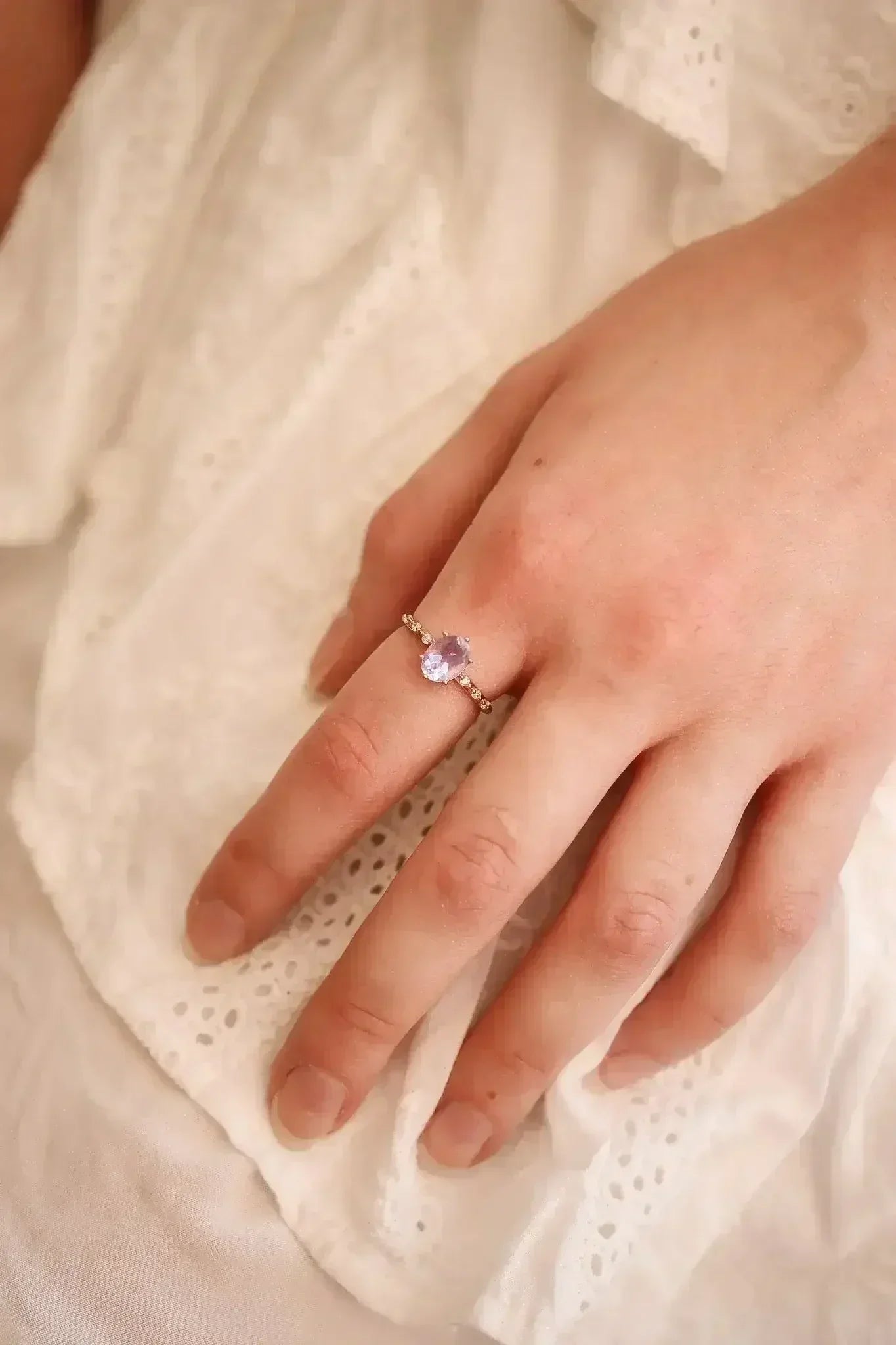 Rapunzel Ring in Lavender Quartz - Femstylo