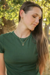 Pearl Initial Necklace - Femstylo