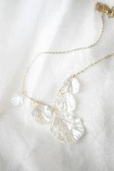 Aquamarine Necklace in Shell - Femstylo