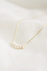 Lorelei Necklace in Dainty Pearl - Femstylo