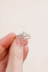 Serena Opal Ring in Silver - Femstylo