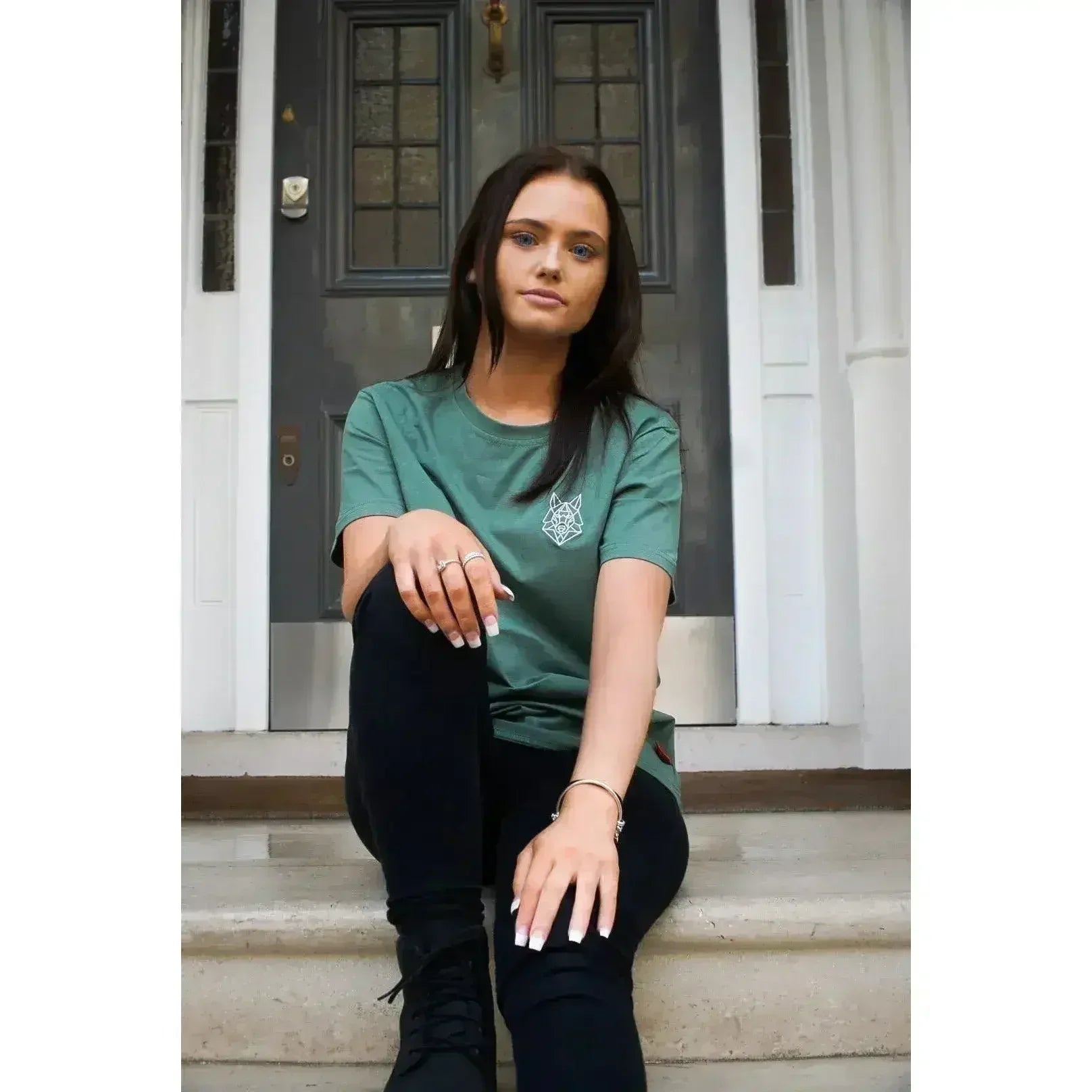 Signature Logo Green T-shirt - Femstylo