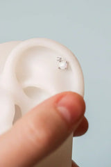 Evangeline Flat Back Stud - Femstylo