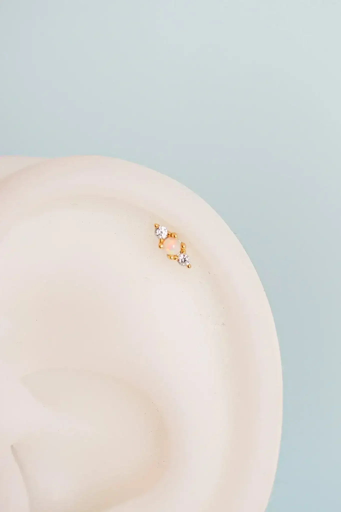 Callie Flat Back Stud - Femstylo