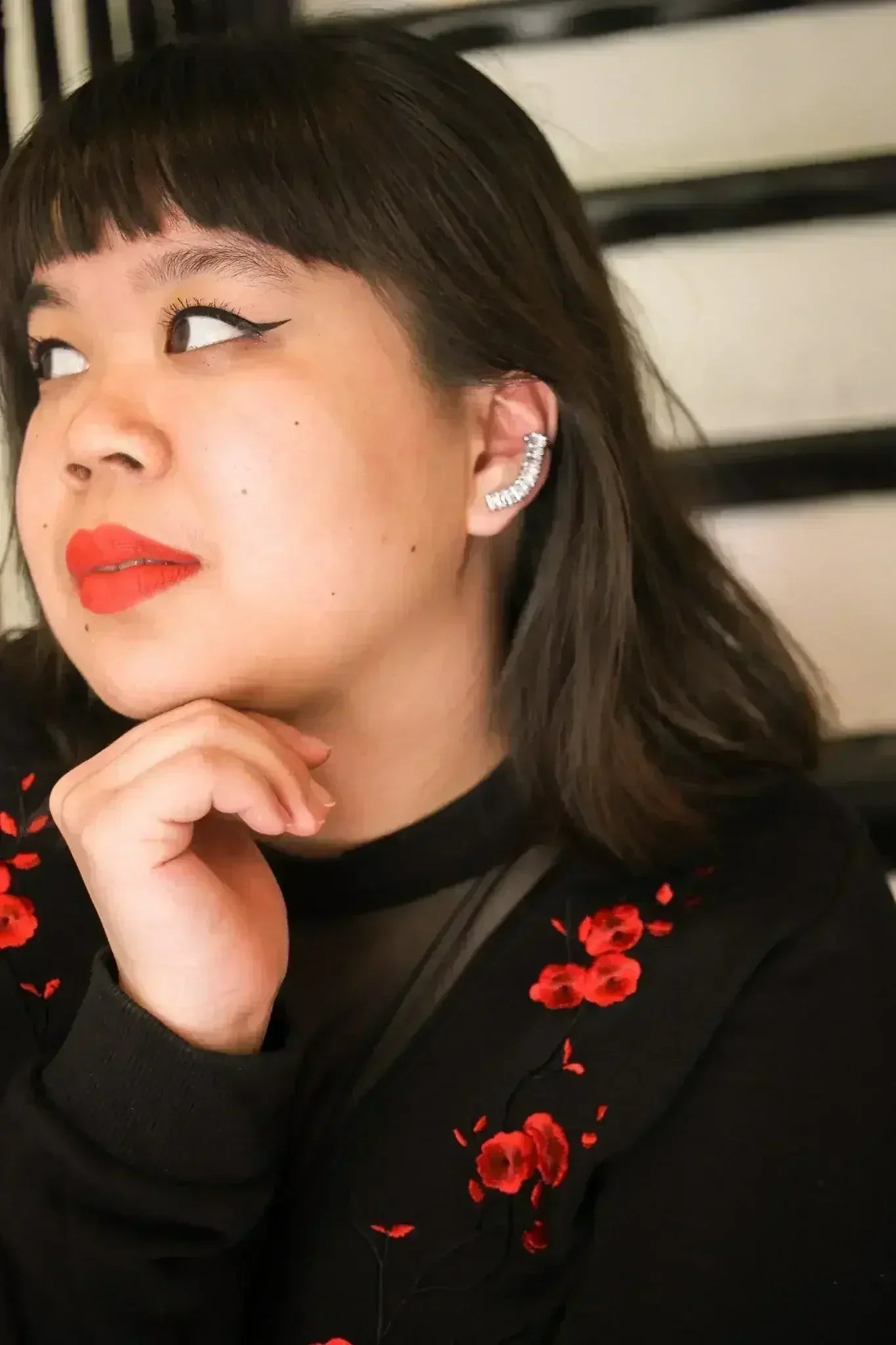 Reputation Earring in Silver - Femstylo