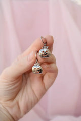 Pumpkin Huggie Hoop in Silver - Femstylo