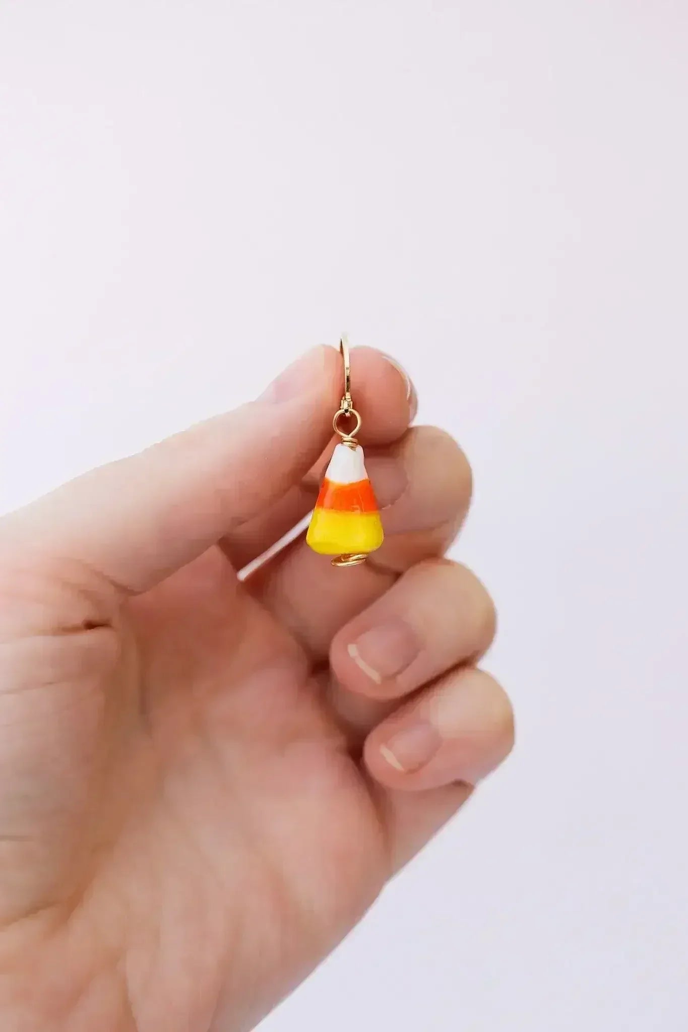 Candy Corn Huggie Hoop - Femstylo