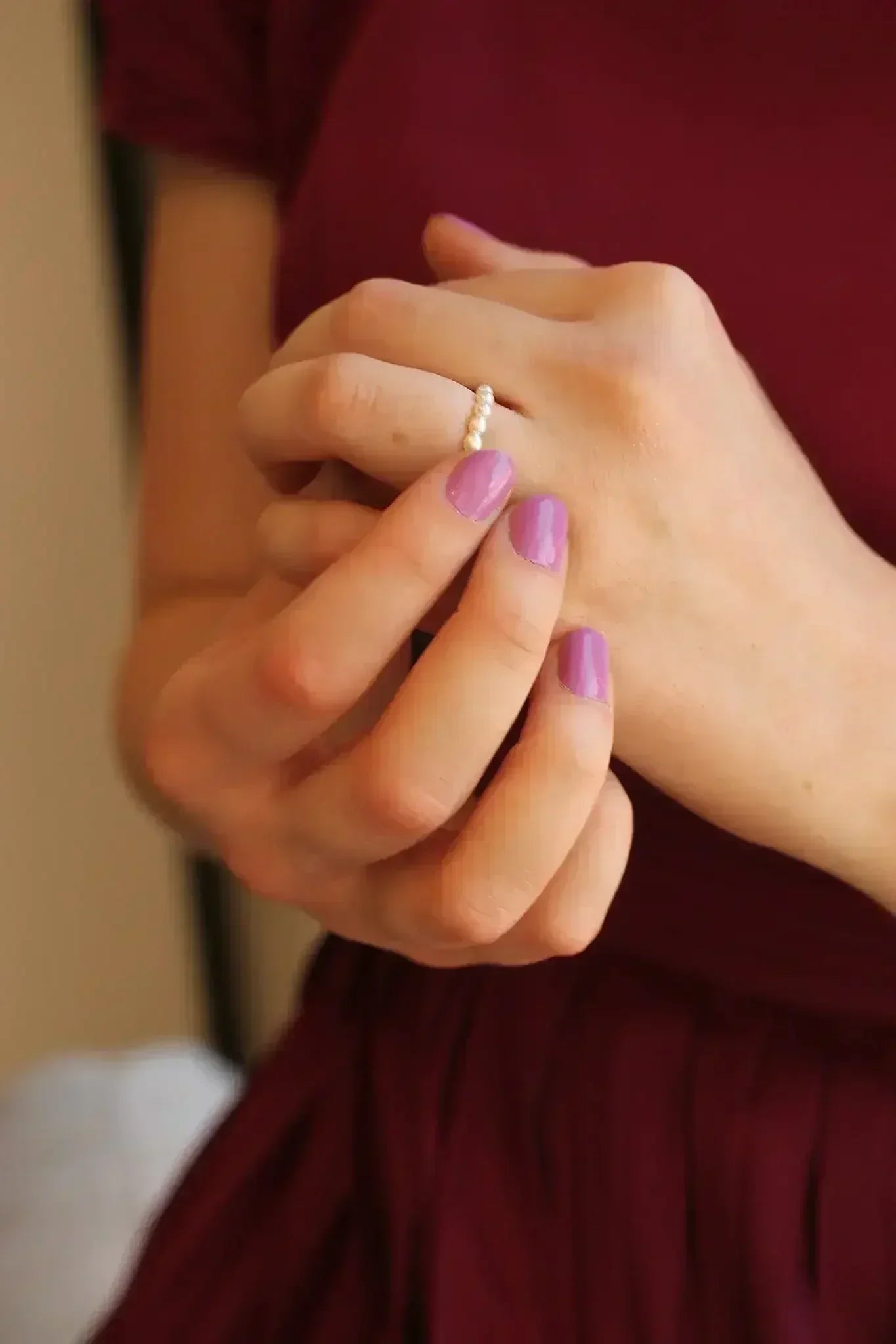 Freshwater Pearl Stretch Ring - Femstylo