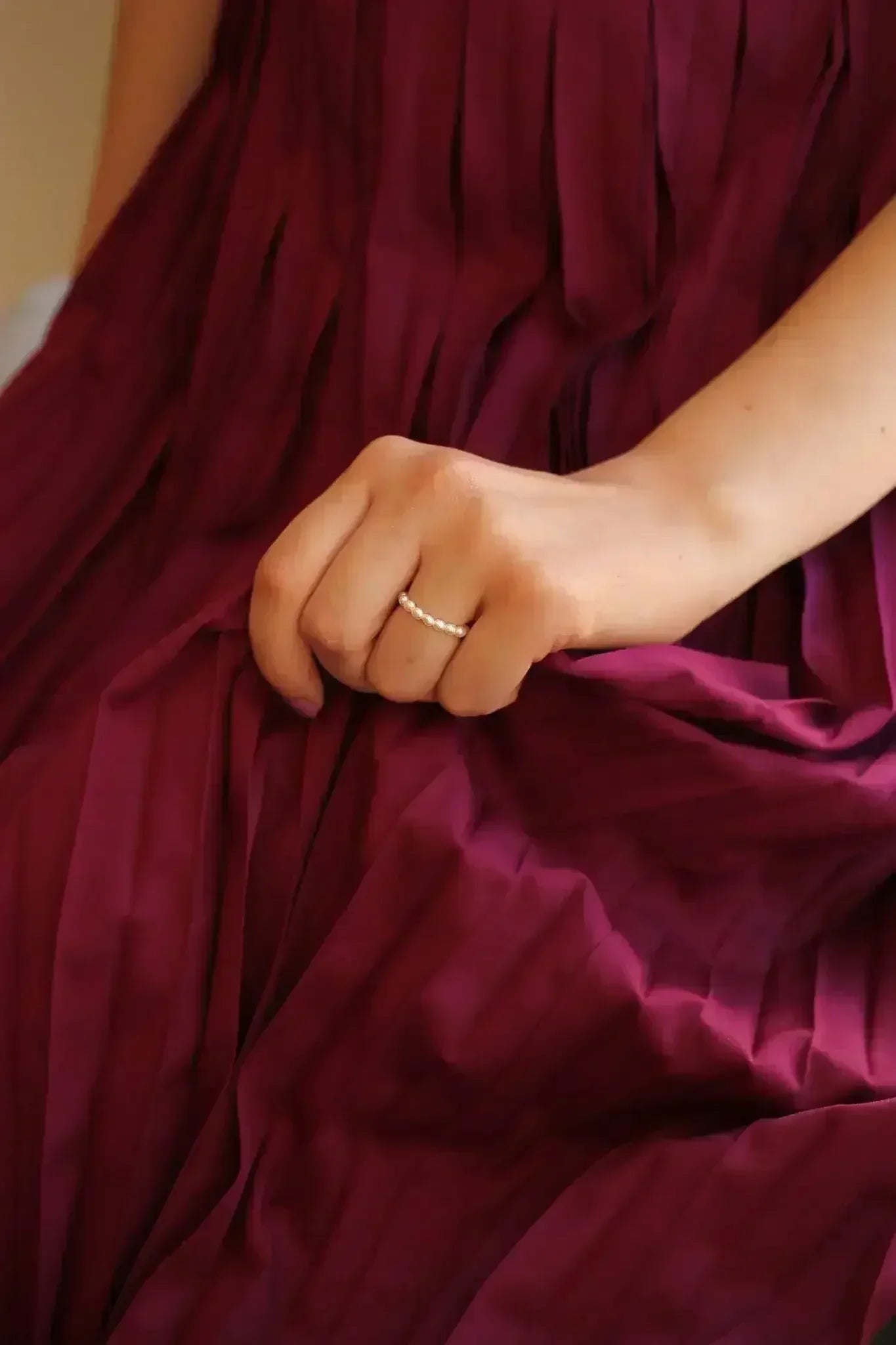 Freshwater Pearl Stretch Ring - Femstylo