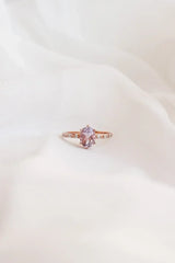 Rapunzel Ring in Lavender Quartz - Femstylo