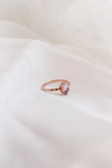Rapunzel Ring in Lavender Quartz - Femstylo