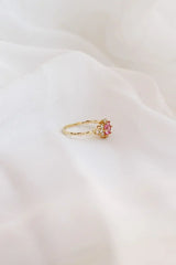 Calliope Ring in Pink Sapphire - Femstylo