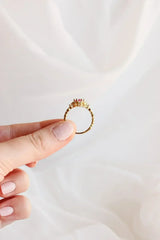 Calliope Ring in Pink Sapphire - Femstylo