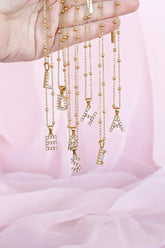 Pearl Initial Necklace - Femstylo