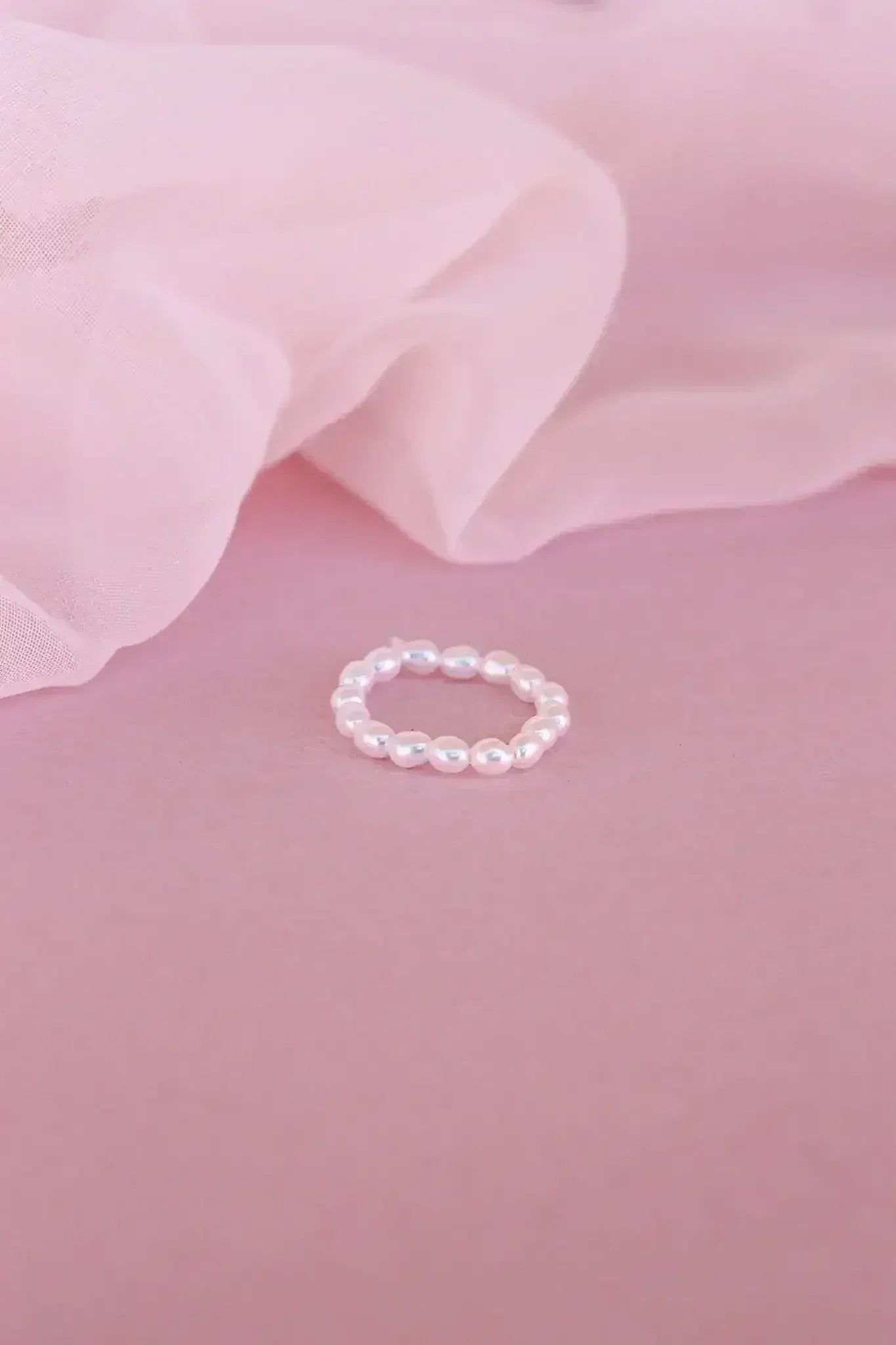 Freshwater Pearl Stretch Ring - Femstylo