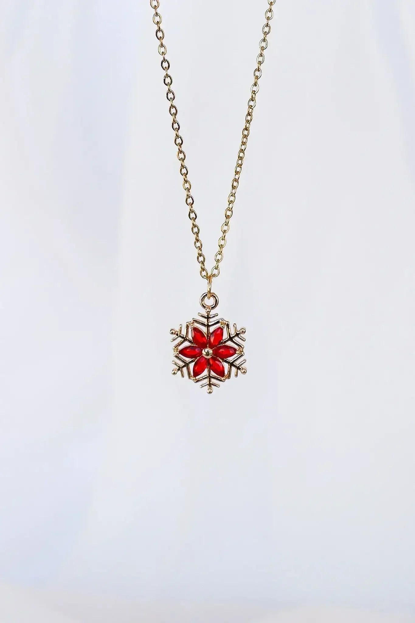 Noelle Necklace in Ruby - Femstylo